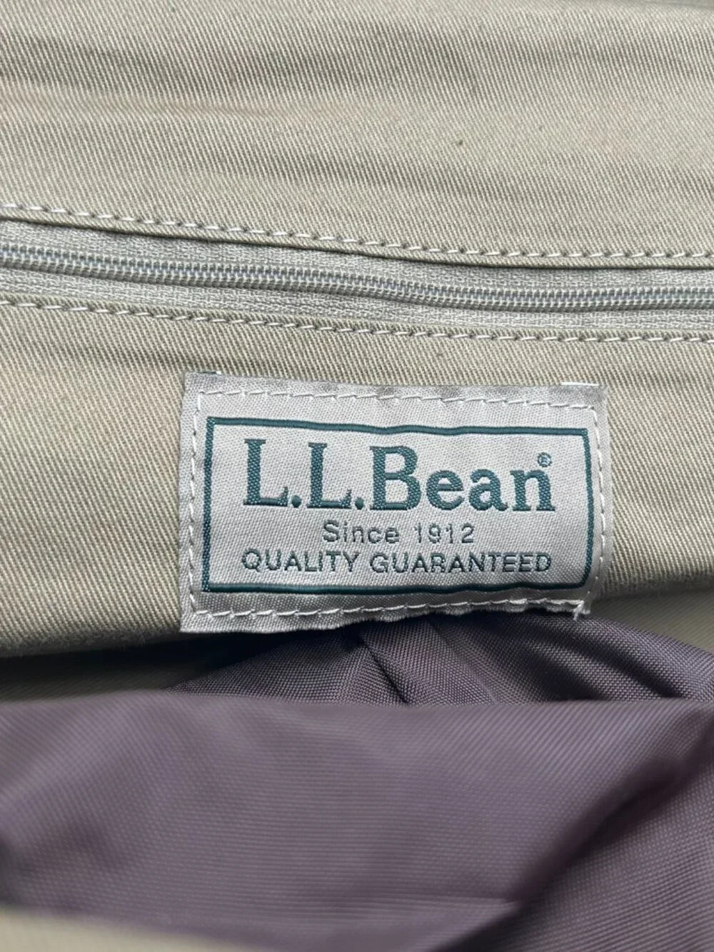 Vintage LL BEAN Large Brown All Leather Travel Duffle Carryon Gym Weekend Bag